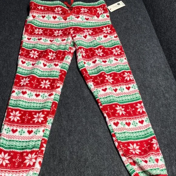 Secret Treasures Red Holiday Soft Plush Pant Sleepwear Size S/CH (4-6) - Picture 2 of 4
